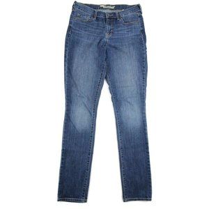 Old Navy Womens The Sweetheart Slim Straight Jeans Dark Wash Denim Size 8